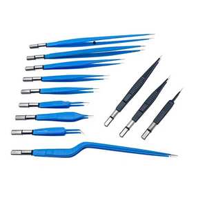 Forceps bipolaires professionnels, instrument chirurgical, couleur bleue, certifié CE, fonctionnement manuel, pour usage médical - Product Image 6