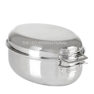 Fantastic Quality Round Casserole Aluminum and Glass Material with <b>Nonstick</b> Kitchenware Includes Glass Lid - Product Image 4