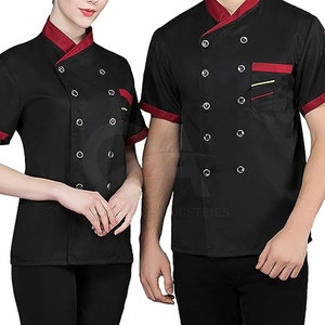 Chaqueta de Chef Personalizada para la Industria Hotelera con Paneles de Malla Transpirable, Chaqueta de Chef Lavable Industrialmente - Product Image 4