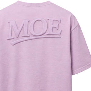 Camiseta de Hombre al por Mayor, Estilo Urbano Minimalista, con Logotipo Impreso en Relieve, Fabricante OEM Personalizado - Product Image 4