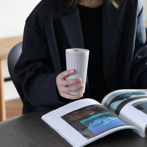 QAHWA P15-10 Nuevo Diseño, Vaso Térmico Portátil de Doble Aislamiento, Acero Inoxidable, Tapa con Orificio para Aroma, 6 Horas de Aislamiento Térmico - Product Image 4