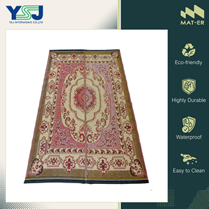 Premium Quality Waterproof and Durable Rug Pattern Beach Outdoor <b>Carpets</b> 100% Polypropylene Plastic Jacquard Mat for Sale - Product Image 3