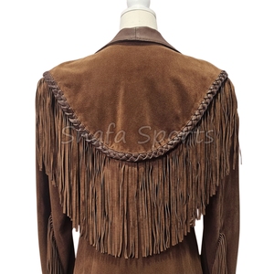 New Style Women's Western Jacket Best Arrival Women Fashion Leather Jackets for Winter Clothing Full Sleeve Cowgirl Jackets - Product Image 2