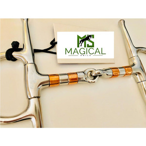 Bocados para Caballos de Alta Calidad Hechos a Medida, Bocado de Cobre Articulado con Mejillas Completas, Disponibles en Stock - Product Image 4