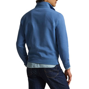 Nueva Llegada, Sudadera con Cierre de Cremallera de un Cuarto para Hombre, con Logotipo Personalizado, Impresión en Serigrafía, Sudadera de Forro Polar para Invierno, Cuello Redondo, Corte Regular - Product Image 4