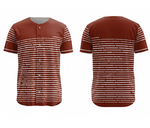 ชุดทีมเบสบอลมืออาชีพ – เสื้อผ้าแบบซับลิเมชั่นสั่งทำพิเศษ พร้อมโลโก้และหมายเลขตามสั่ง |   ฐานผ้าโพลีเอสเตอร์ที่ระบายอากาศได้ดี - Product Image 2