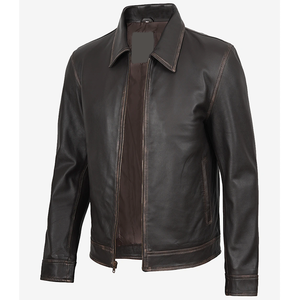 แจ็คเก็ตหนังวัวแท้สีน้ำตาลเข้มสไตล์วินเทจสุดฮิตปี 2026 สำหรับผู้ชาย คุณภาพสูง 100% ขั้นต่ำในการสั่งซื้อน้อย แจ็คเก็ตแฟชั่นฤดูหนาวแบบมีฮีตเตอร์ - Product Image 6