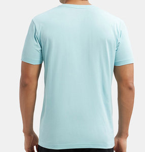 Camiseta Básica de Algodón Premium para Hombre, Corte Regular, Ligera, Manga Corta, Lisa, Informal, para Moda Urbana, OEM, ODM, Personalizada - Product Image 2