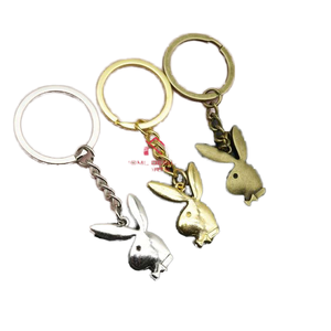 Coulée en laiton métal ensemble de 3 porte-clés vente chaude accessoires fabriqués à la main porte-clés en métal - Product Image 1