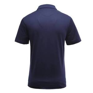 T-shirt décontracté à col golf, manches courtes, uni, respirant, avec logo frontal, 100 % coton, unisexe, boutonné - Product Image 1
