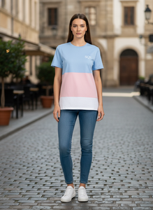 Custom Logo Women's <b>Crop</b> <b>Tops</b> Tshirt Short Sleeve Round Neck Breathable Casual Streetwear <b>for</b> Women - Product Image 2