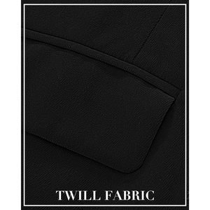 2025 Blazers largos informales de negocios para mujer, abrigo profesional de trabajo de oficina elegante con chaquetas de traje de sarga de lana holgadas - Product Image 6