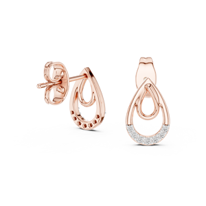 Juego de diamantes cultivados en laboratorio clásicos engastados en oro blanco macizo de 18 quilates para compromiso, boda, fiesta, regalo de San Valentín, uso diario - Product Image 5