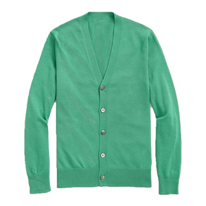 Suéter Cárdigan Personalizado para Hombre, de Invierno, Transpirable, Ligero, Cuello en V, Tejido de Alta Calidad, Grueso, Antiarrugas, con Botones al Frente, MOQ Bajo - Product Image 4