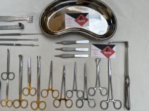 Ensemble d'instruments de lifting du visage et du front en acier inoxydable, manuel, approuvé CE, pour usage scolaire médical - Product Image 1