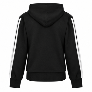 Fabricant de sweats à capuche personnalisés |   Veste de sport rayée noire, vêtements de marque privée, fournisseur et exportateur de vêtements OEM et ODM - Product Image 6