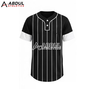 Casual Baseball Jersey Men Breathable Fabric Fit Quick Dry Ideal For Practice And <b>Game</b> Day With Durable Stylish Look - Product Image 2