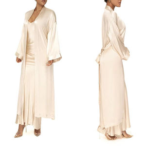 Ropa de Dormir de Verano para Mujer de Primera Calidad, Color Sólido, Seda Satén, con Alta Comodidad, Secado Rápido y Transpirable, Precio Económico - Product Image 1