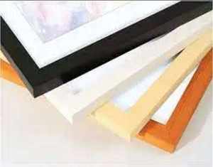 Marco de Fotos de Estilo Moderno y Lujoso Hecho a Mano, Incrustaciones de Madera Blanca, Impresión UV Personalizada, Opción de Logotipo Personalizado, Horizontal para Mesa - Product Image 3