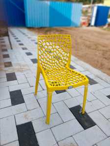 HAGUR EXIM Modern <b>Plastic</b> Armless Dining Chair for Dining Room Made in Tamil Nadu - Product Image 4