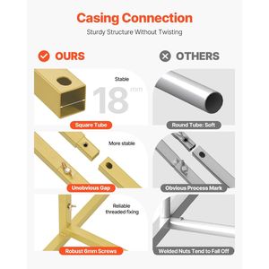 Set di 3 sfondi per arco nuziale Premium con arco in metallo di garza per la fotografia di matrimonio - Product Image 3