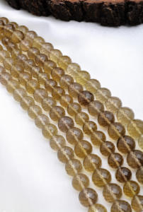 ลูกปัดหินควอตซ์ทรงกลมธรรมชาติ ขนาด 16 นิ้ว สำหรับทำเครื่องประดับอัญมณีชั้นดี - Product Image 5