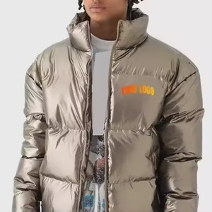 Veste bomber d'hiver décontractée de haute couture pour hommes et femmes, en toile respirante avec fermeture éclair - Product Image 2