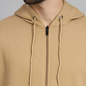 Custom Design <b>Zip</b> <b>up</b> Hoodie Fleece French Terry Cotton Unisex Plain Blank Solid Street Wears Hoodies OEM Support - Product Image 6