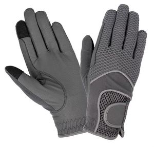 Gants d'équitation en cuir pour hommes, à doigts entiers, fermeture auto-agrippante, pour l'hiver, emballage personnalisé - Product Image 6