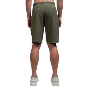 Pantalones cortos de gimnasio informales con logotipo personalizable para hombre, pantalones de chándal de malla de entrenamiento físico de poliéster 100% transpirables e impermeables de secado rápido - Product Image 4