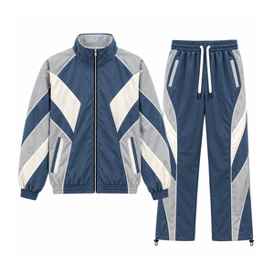 Ensemble coupe-vent à faible quantité minimale de commande (MOQ) avec tailles S, M, L, XL, veste coupe-vent pour homme avec personnalisation du logo. - Product Image 3