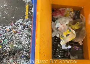 Broyeur de plastique semi-automatique à double arbre, haute vitesse, pour l'exportation - Product Image 4