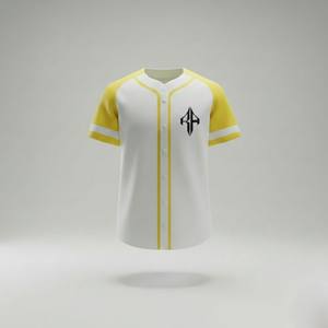 Maillots de baseball en polyester 100% imprimés numériquement, technique d'impression numérique, pour adultes, col en V, haute qualité par RIVIAN ATLANTIC - Product Image 2