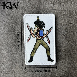 Custom Wee Woo Firefighter Truck Tactical Patch Funny <b>Hook</b>&Loop Patches Morale Badge Backpack Stickers 2026 - Product Image 1