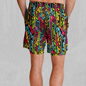 Shorts décontractés pour hommes à sublimation – Séchage rapide, respirants, écologiques, en toile polyester/coton, taille élastique personnalisée, taille haute, OEM - Product Image 2