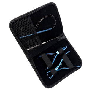Kit de Extensiones de Cabello Azules de Marca Privada Personalizada, Juego de Pinzas para Instalación y Remoción de Anillos Nano Micro Bead para Extensiones de Cabello I-Tip de Fusión en Frío - Product Image 1