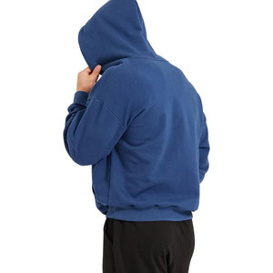 Men's Gray Hooded <b>Zip</b>-<b>Up</b> Fleece Sweatshirt Glitter Crown Print Casual Winter Wear Polyester/Cotton Eco-Friendly Econex Sports - Product Image 3