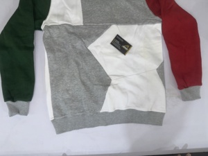 Sweat-shirt à capuche imprimé en sérigraphie à blocs de couleur pour homme AFI Sport Wears, logo sur le devant, manches régulières, tricoté - Product Image 5