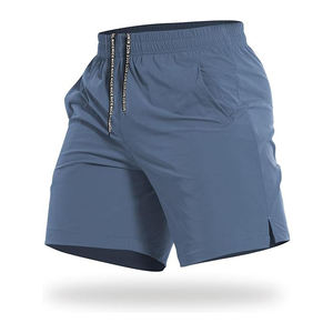 กางเกงขาสั้นออกกำลังกายผู้ชายแบบแห้งเร็ว มีกระเป๋าซิปและผ้าตาข่ายระบายอากาศ ขายส่งกางเกงกีฬาผู้ชายสำหรับใส่ในยิม - Product Image 3