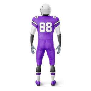 Full Sublimation Design Printed <b>Compression</b> Sports Uniform Set OEM Team Player American Football Uniform Set Rugby Wear - Product Image 6