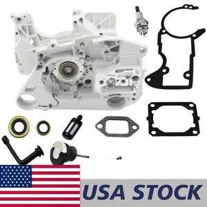 NGK Spark <b>Plug</b> Combo Crankcase Cylinder Muffler Gasket Oil Seal Fuel Oil Hose Filter Cap Timing <b>Chain</b> Kit Accessories Compatible - Product Image 1