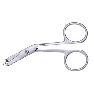 Pinzas de depilación profesionales, pinzas de estilo de tijera de punta plana con asas, desplumador de cejas y cabello para mujeres y hombres - Product Image 1