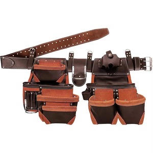 Latest Model Good Quality Heavy Duty <b>Leather</b> <b>Tool</b> Bag For <b>Working</b> Professional Factory Made Customize <b>Tool</b> Belt - Product Image 3