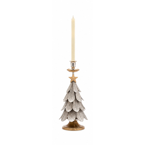 Ensemble de chandeliers en métal doré antique, style vintage, pour Noël, centre de table pour décoration d'événements - Product Image 2