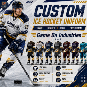 Good Supplier Newest Custom Team Name Logo Professional Ice Hockey Wear Uniforms Wholesale Rate Sublimated Ice Hockey Jersey Kit - Product Image 4
