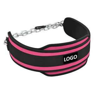 Ceinture de dips en néoprène de bonne qualité avec chaîne en acier et nylon pour unisexe, idéale pour la gym, le fitness, les tractions, les dips et l'haltérophilie, logo personnalisé - Product Image 3