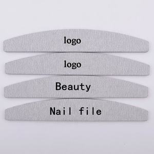 Custom Logo Floral Design <b>Nail</b> File 100/120 100/180 180/240 Precision Manicure Tool Plastic Smooth Tip - Product Image 4