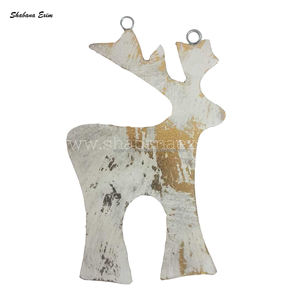 Adornos navideños hechos a medida Árbol de madera Colgante Artesanía Fiesta Adornos navideños Decoración a precio barato - Product Image 5