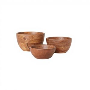 Cuencos multifuncionales coleccionables, cuenco de madera decorativo, cuencos y tazas para servir, taza de helado reutilizable de buena calidad de la India - Product Image 1