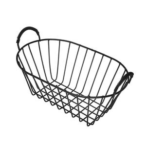 Decorative Round Iron <b>Basket</b> l with Wooden Base for Fruit <b>Vegetable</b> and Bread Storage - Product Image 5
